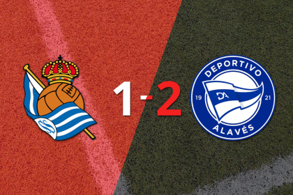 Alavés le dio vuelta el partido a Real Sociedad con un 2-1