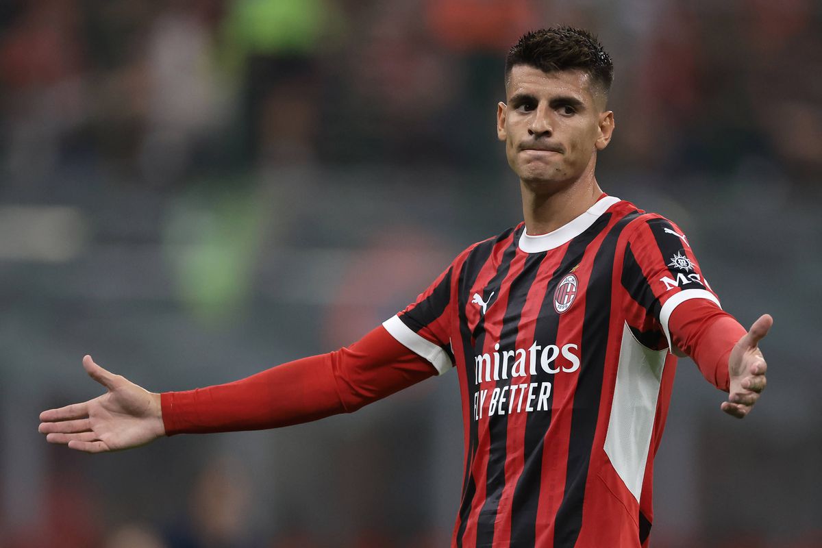 "Alvaro Morata se blesse : Un coup dur pour Paulo Fonseca et le Milan en Serie A"