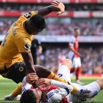 Arsenal furious as Wolves star pins Kai Havertz's throat before grabbing Gabriel Jesus' BUM