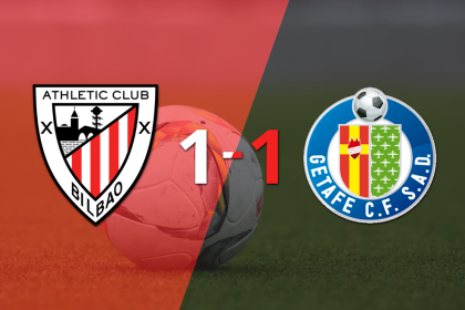 Athletic Bilbao y Getafe igualaron 1 a 1