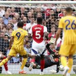 Brighton hit back to deny ten-man Arsenal