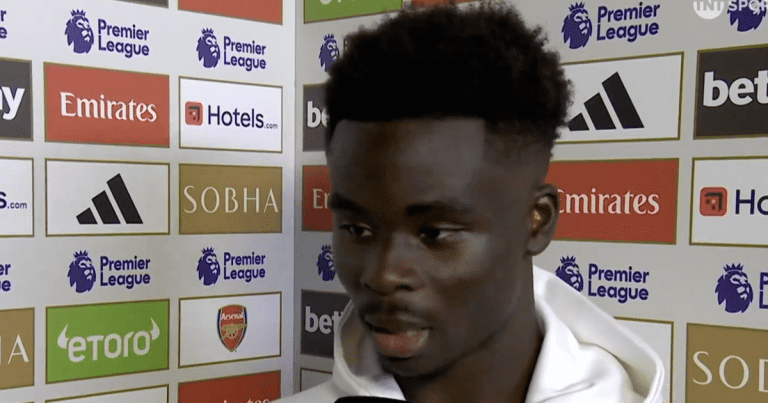 Bukayo Saka gives Raheem Sterling verdict as Arsenal star left frustrated