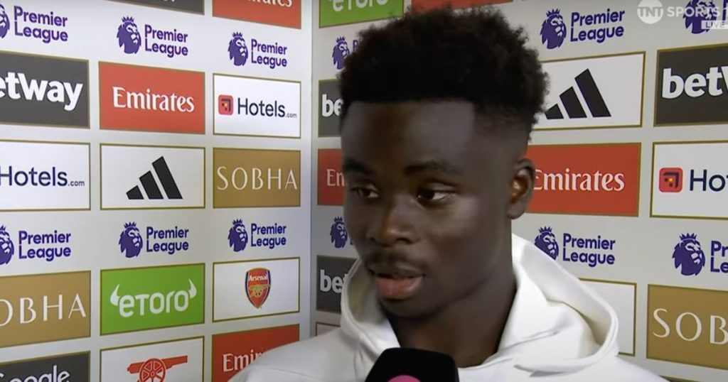 Bukayo Saka issues demand to Premier League after Declan Rice's controversial red