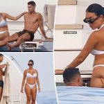 Cristiano Ronaldo et Georgina Rodríguez en vacances à Saint-Tropez