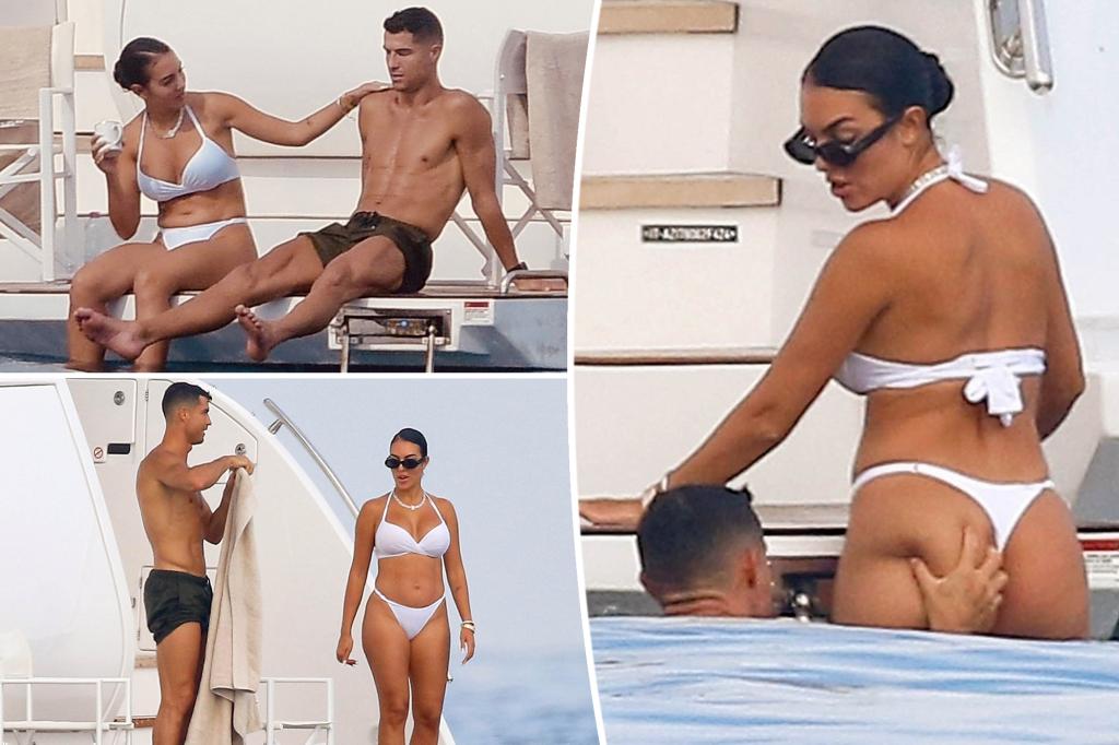 Cristiano Ronaldo et Georgina Rodríguez en vacances à Saint-Tropez