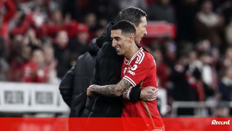 Di María deixa mensagem a Roger Schmidt: «Um grande treinador e uma grande pessoa» - Benfica - Jornal Record