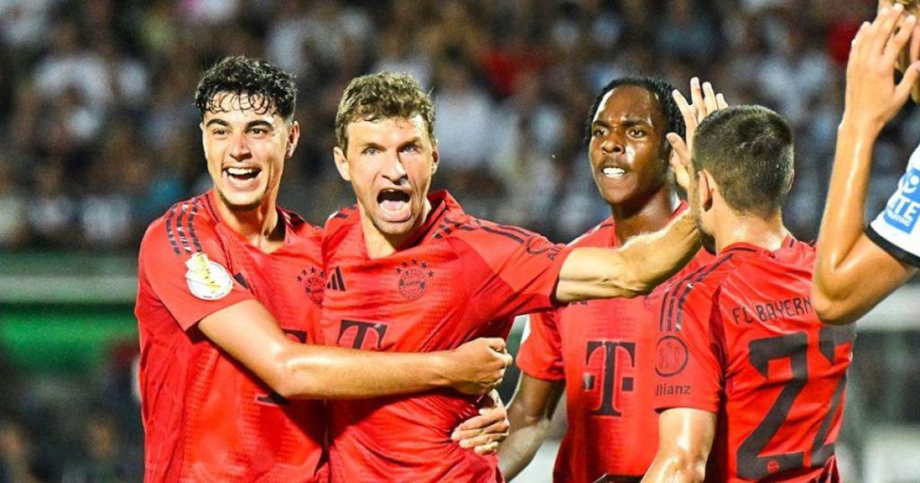 El Bayern Munich de Vincent Kompany se estrena con goleada en la primera ronda de la Copa alemana