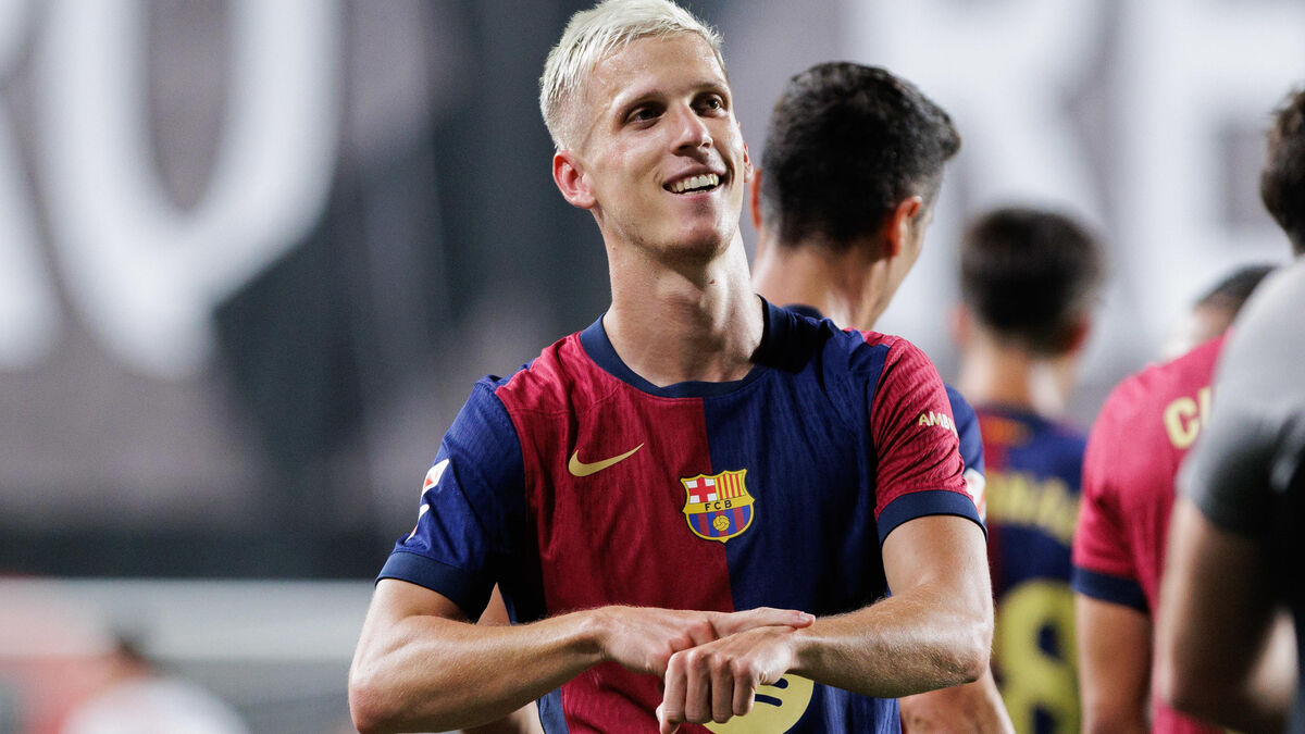 Espagne : pour sa première avec le FC Barcelone, Dani Olmo marque et offre la victoire aux Catalans