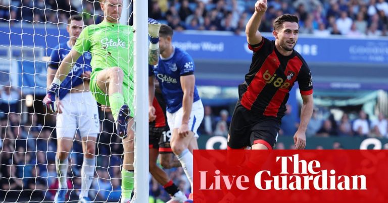 Everton 2-3 Bournemouth, Leicester 1-2 Aston Villa: Premier League – as it happened