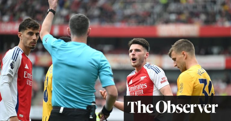 Furious Arteta blasts ‘inconsistent decisions’ after Rice red costs Arsenal