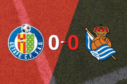 Getafe y Real Sociedad no se sacaron ventaja y terminaron sin goles