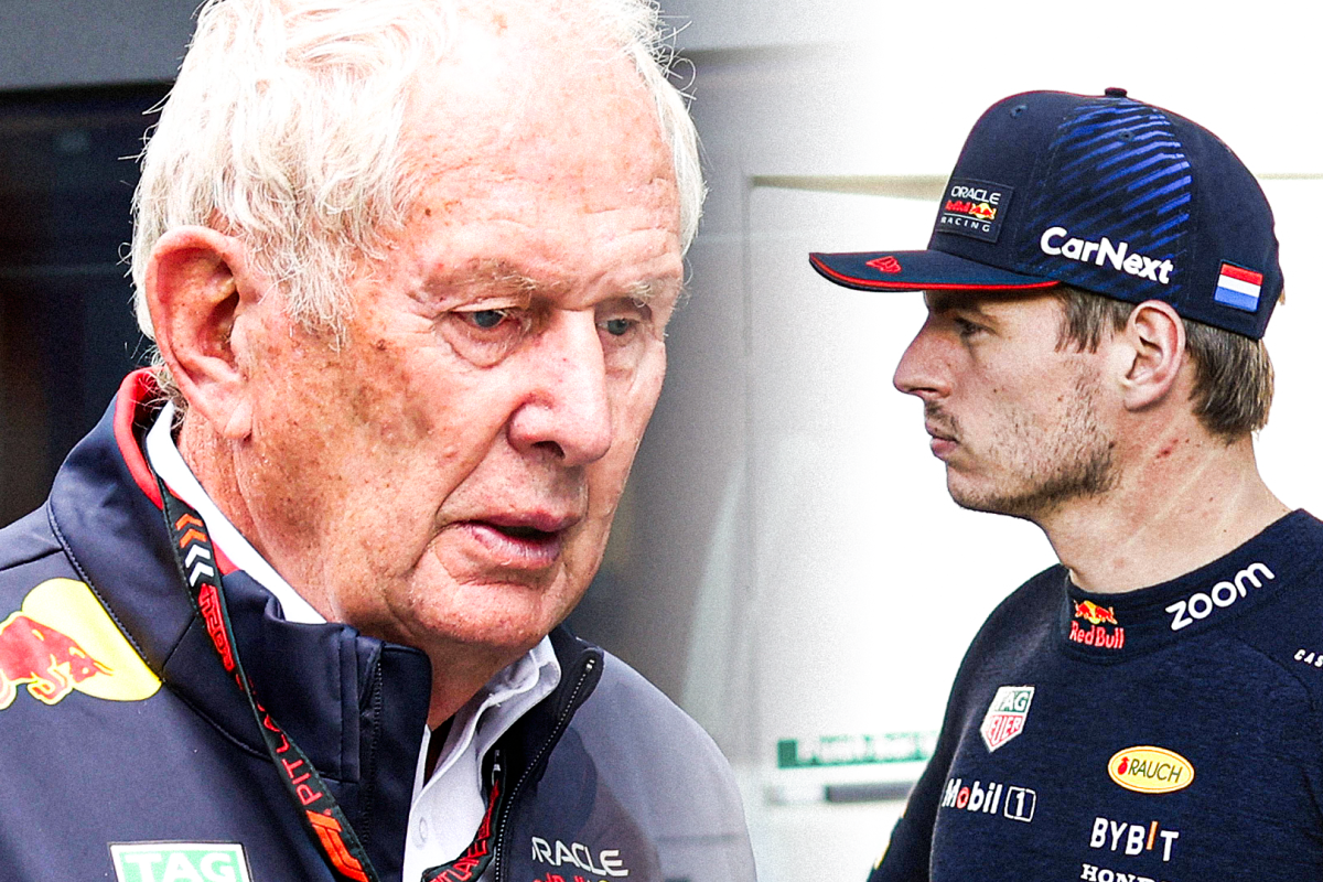 Helmut Marko s'inquiète du futur de Verstappen chez Red Bull