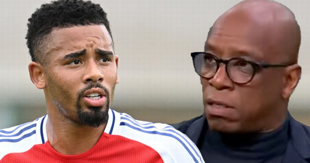 Ian Wright made his feelings clear on Gabriel Jesus before Mikel Arteta's transfer U-turn