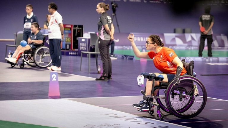 Kayleigh Haggo, de la natation à la boccia pour les Paralympics