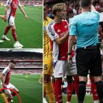 La insólita expulsión del Arsenal en el empate contra Brighton: “La peor tarjeta roja que he visto en mi vida”