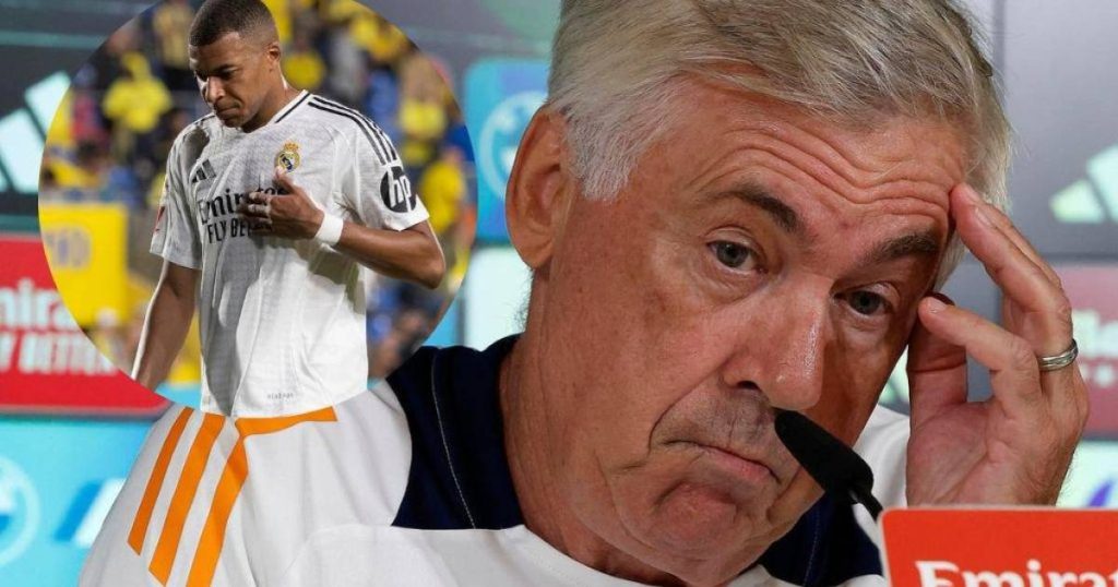 La reacción de Ancelotti al rendimiento de Mbappé y festeja que este jugador no se fue del Real Madrid