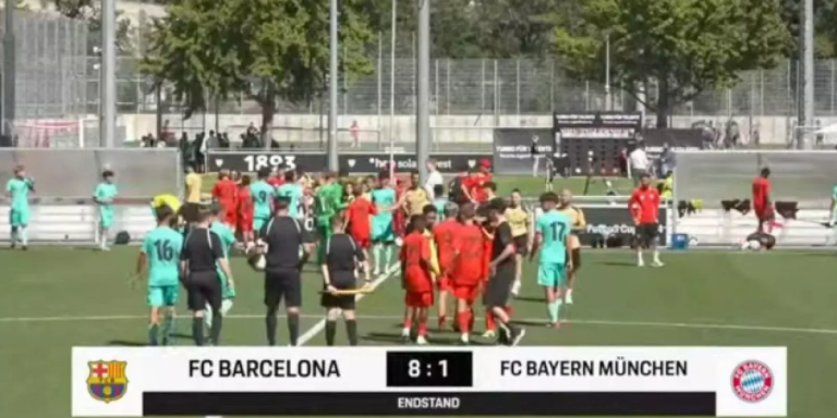 Le Barça Cadete écrase le Bayern 8-1, un retour impressionnant