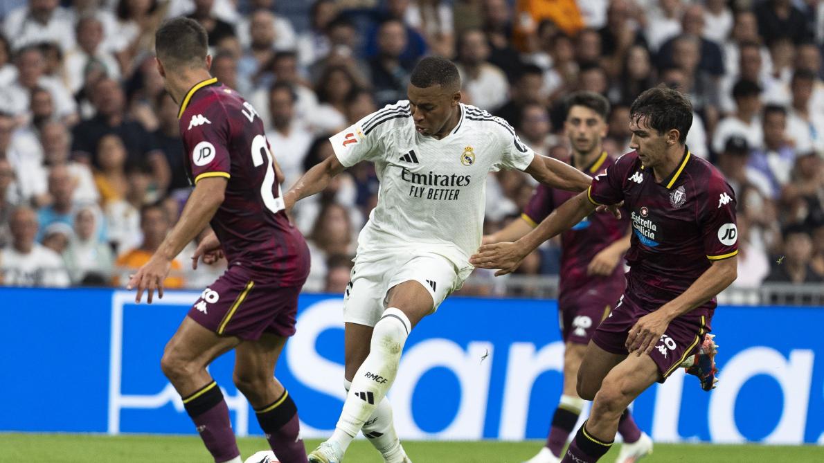 Liga : le Real Madrid domine Valladolid, Kylian Mbappé dans le dur (vidéo)