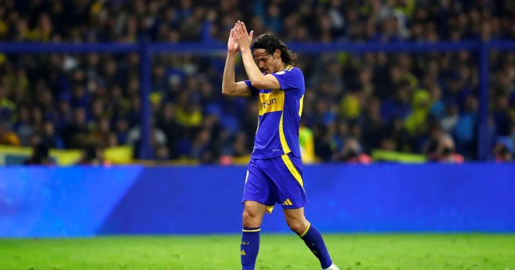 Mala noticia para Boca Juniors: Edinson Cavani no jugará la revancha contra Cruzeiro