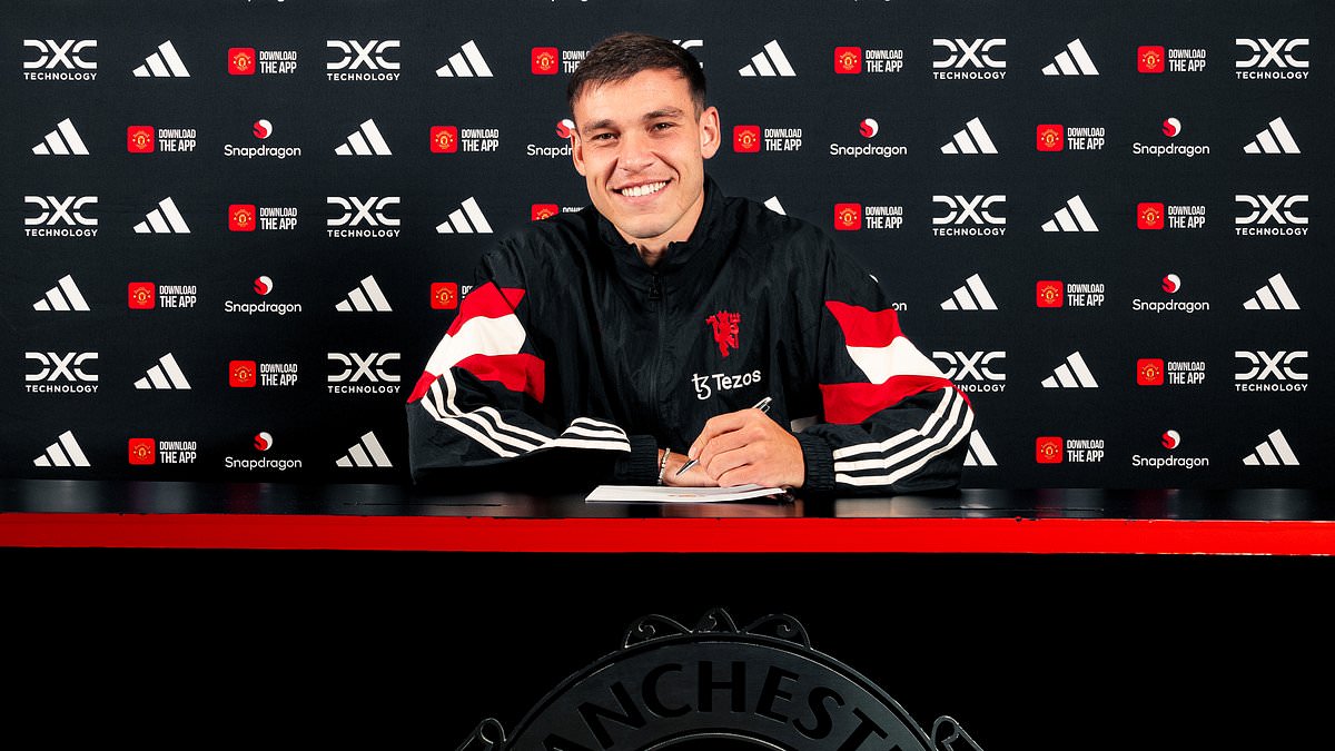 Man United confirm signing of Manuel Ugarte from PSG on a five-year deal for a fee rising to £51m - as the midfielder takes the Red Devils' summer spending past £200m mark