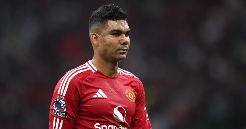 Man Utd address rumours Casemiro left stadium at half-time of Liverpool defeat