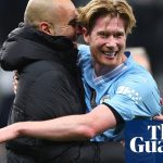 Pep Guardiola says Kevin De Bruyne will not leave Manchester City this summer