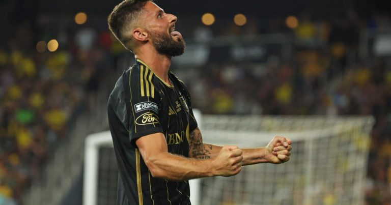 Premier but mais pas de premier trophée pour Olivier Giroud avec le Los Angeles FC