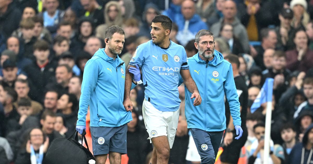 Rodri de Manchester City absent des terrains pour une longue période