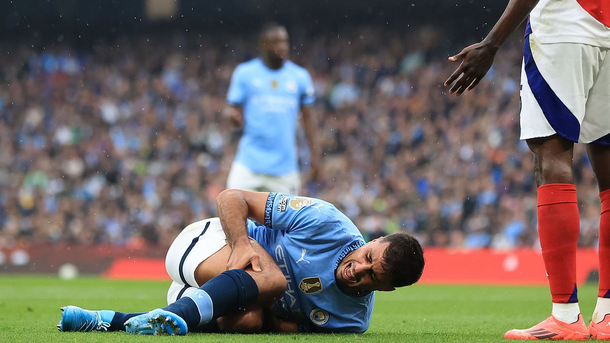 Rodri de Manchester City pourrait manquer le reste de la saison