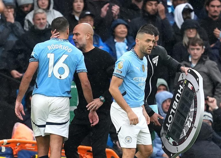 Rodri forfait jusqu'à la fin de saison : un coup dur pour Man. City