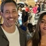 Sofia Vergara, 52, looks half her age in a flirty strapless dress as her doctor boyfriend Justin Saliman, 49, puts his arm around her in Monaco