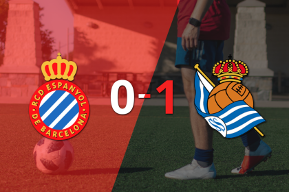 Solitario gol le da triunfo 1-0 a Real Sociedad sobre Espanyol