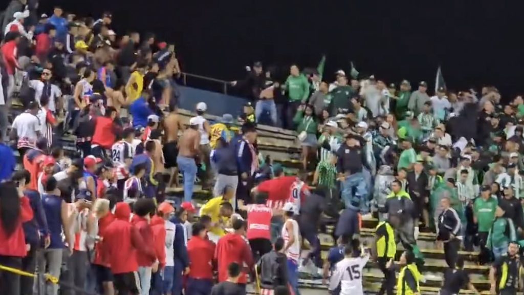 Violence dans un match de football en Colombie : 20 blessés