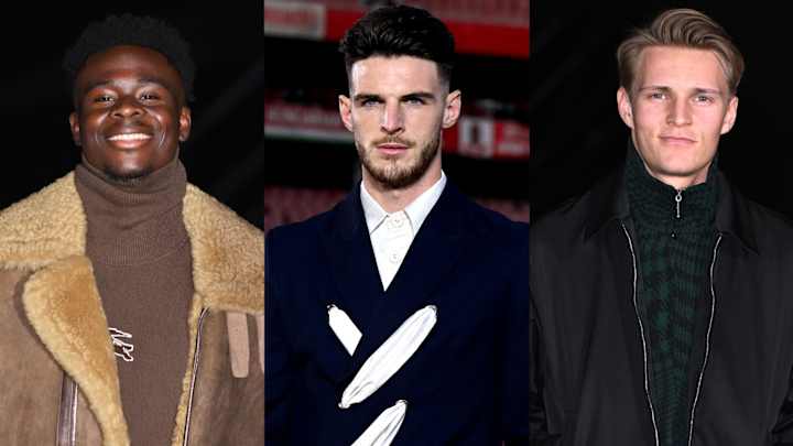 Les stars d'Arsenal à la Fashion Week