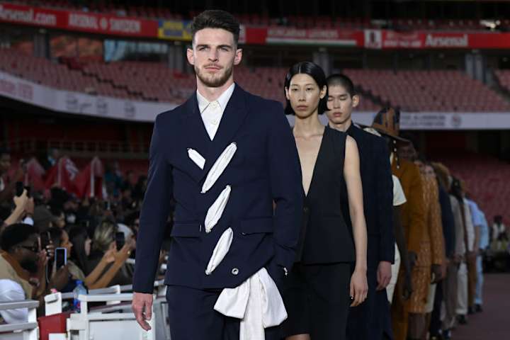 Declan Rice à la Fashion Week