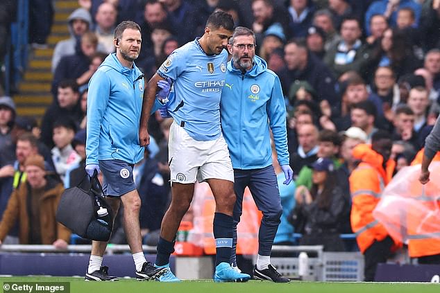 Rodri lors du match contre Arsenal