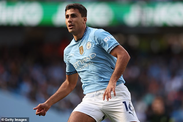 Rodri a contribué à quatre titres de Premier League pour City