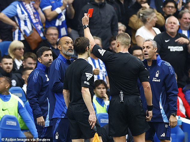 Nuno Espirito Santo expulsé pour comportement sur la touche