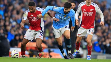 Jurriën Timber et Josko Gvardiol au duel lors du match entre Manchester City et Arsenal, le 22 septembre 2024.