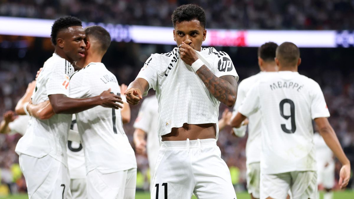 Rodrygo célèbre son but