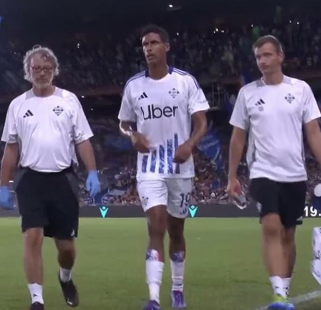 Varane a vécu un cauchemar lors de ses débuts pour Como après avoir été retiré à cause d'une blessure