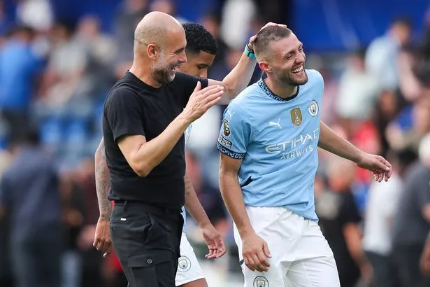 Pep Guardiola et Mateo Kovacic