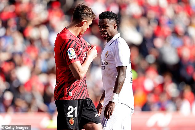 Vinicius Jnr lors du match contre Mallorca