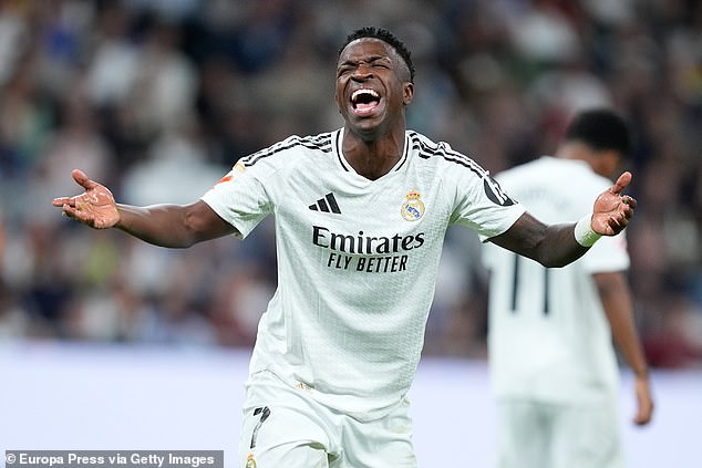 Vinicius Jnr frustrant ses coéquipiers