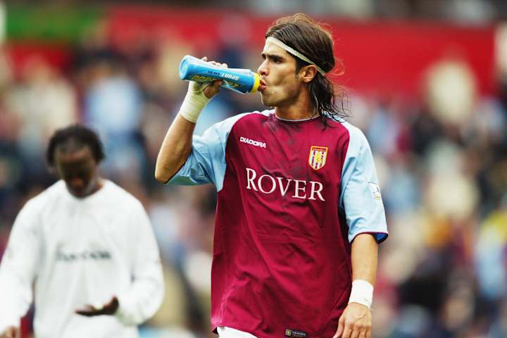 Juan Pablo Angel of Aston Villa