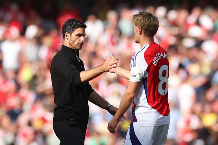 Mikel Arteta, Martin Odegaard