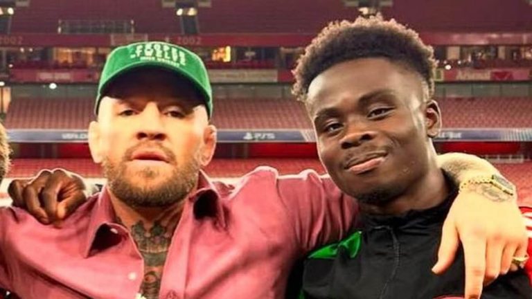 Bukayo Saka et Conor McGregor : Sparring Sur le Terrain d'Arsenal