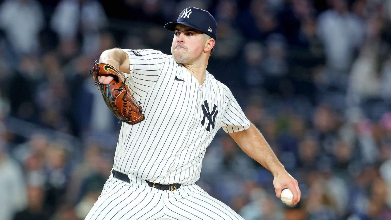 Carlos Rodón brille et mène les Yankees à la victoire en ALCS