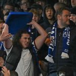 Chaos des supporters de Gent lors de la défaite contre Chelsea