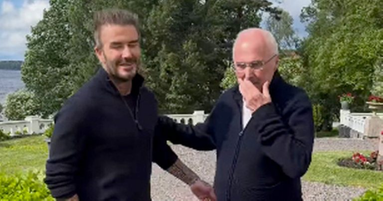 David Beckham rend hommage à Sven-Goran Eriksson avec émotion